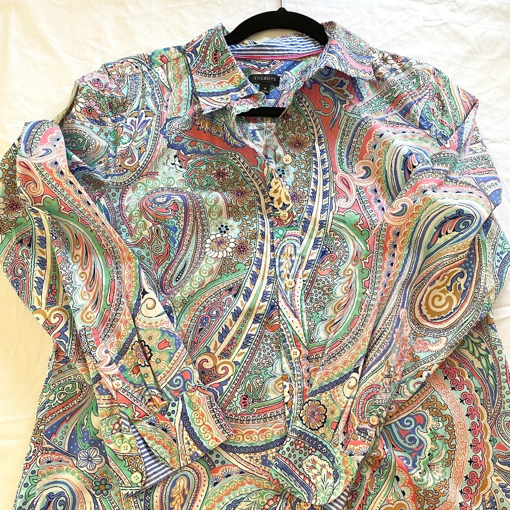 Gently worn Talbots Oxford size M